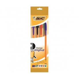 Набор ручек шариковых BIC (Франция) ORANGEl, 4 цвета арт. 8308541