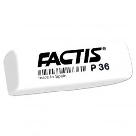 Ластик FACTIS P 36 (Испания), 56х20х9 мм, белый, прямоугольный, скошенные края, (CPFP36B)