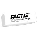 Ластик FACTIS P 36 (Испания), 56х20х9 мм, белый, прямоугольный, скошенные края, (CPFP36B)
