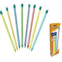 Карандаш простой ч/гр Эволюшн полоски с ластиком BIC  8960342 (Франция)
