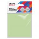 Стикеры Economy 76x76 мм пастельный зеленый (1 блок, 100 листов) Attache (1407986)