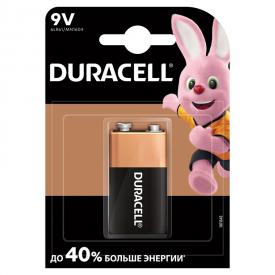 Батарейка Duracell Basic MN1604 (6LR61) 9V Крона, алкалиновая, 1BL (5000394066267)