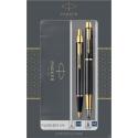 Набор ручек подарочный перо+шариковая Parker IM Black GT (арт. 2093216)