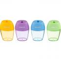 Точилка для карандашей Bright Colours пластиковая с контейнером Attache (1384115)
